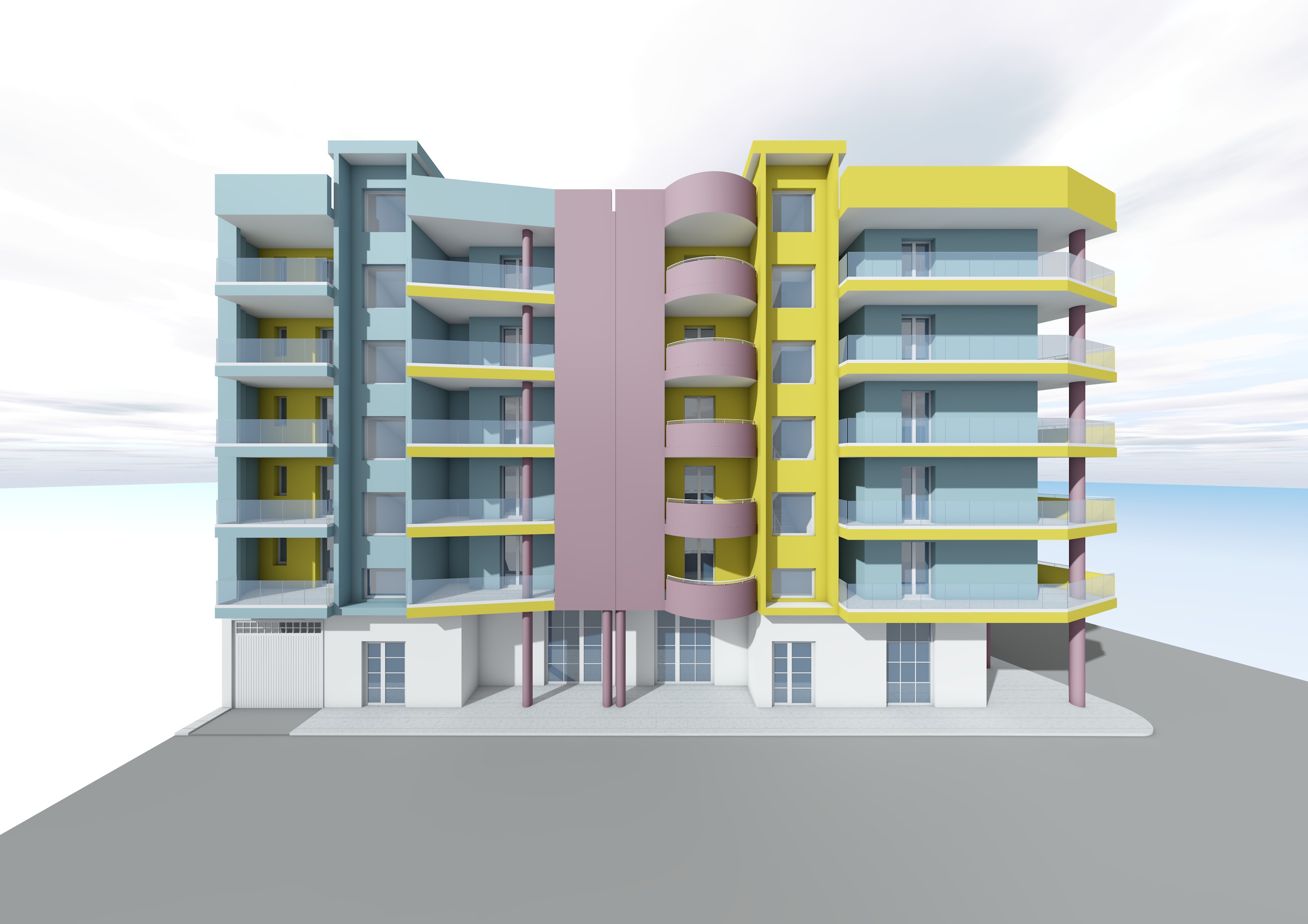 Rendering Cantiere Via Gramsci